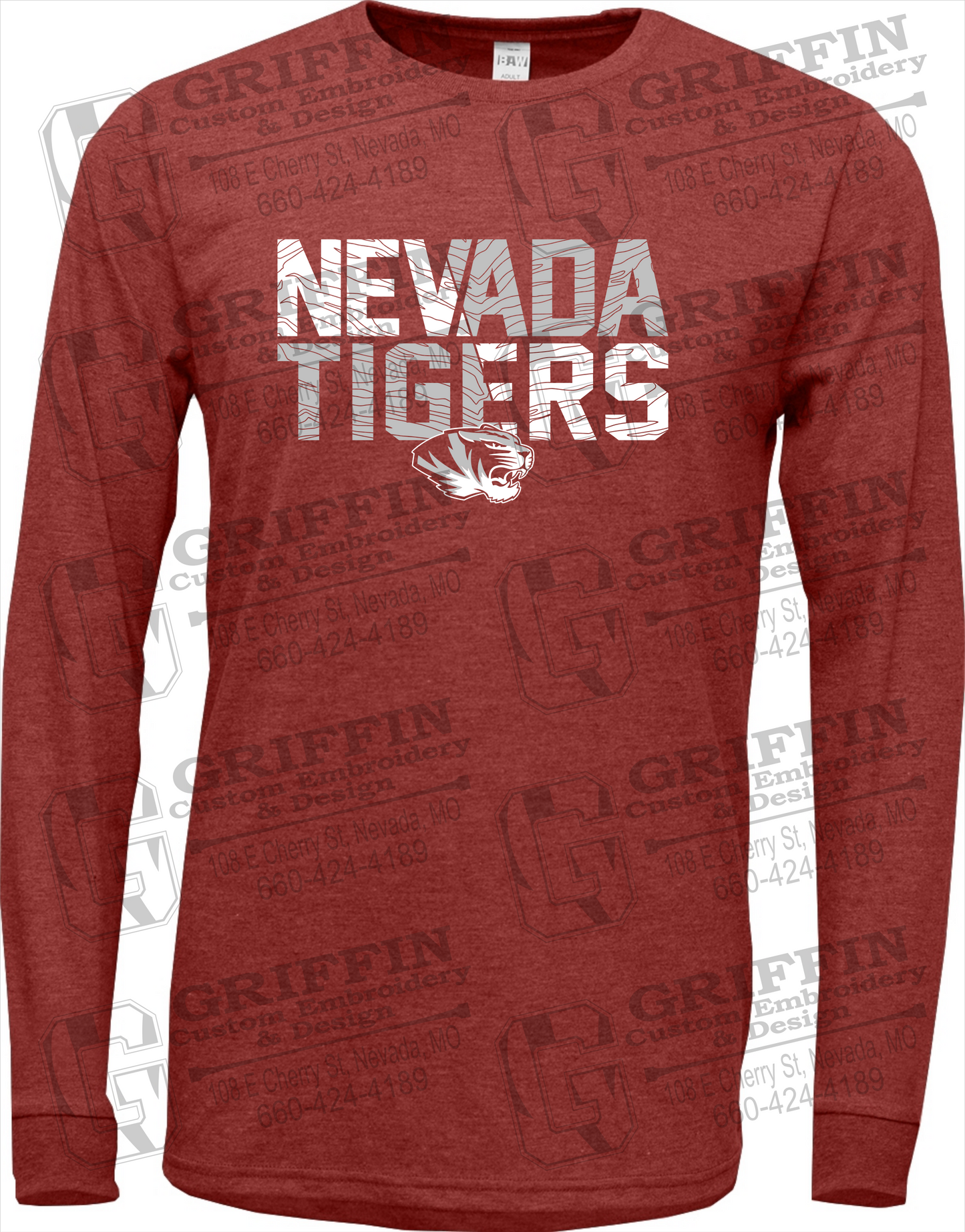 Soft-Tek Long Sleeve T-Shirt - Nevada Tigers 23-L