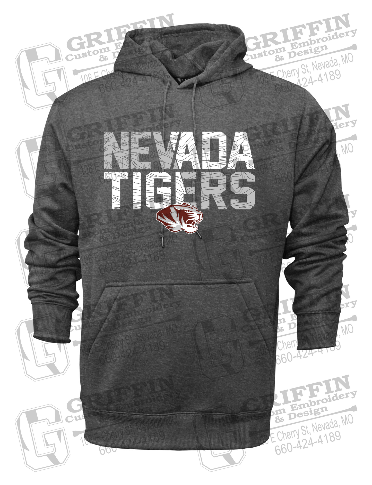 Performance Fleece Hoodie - Nevada Tigers 23-L