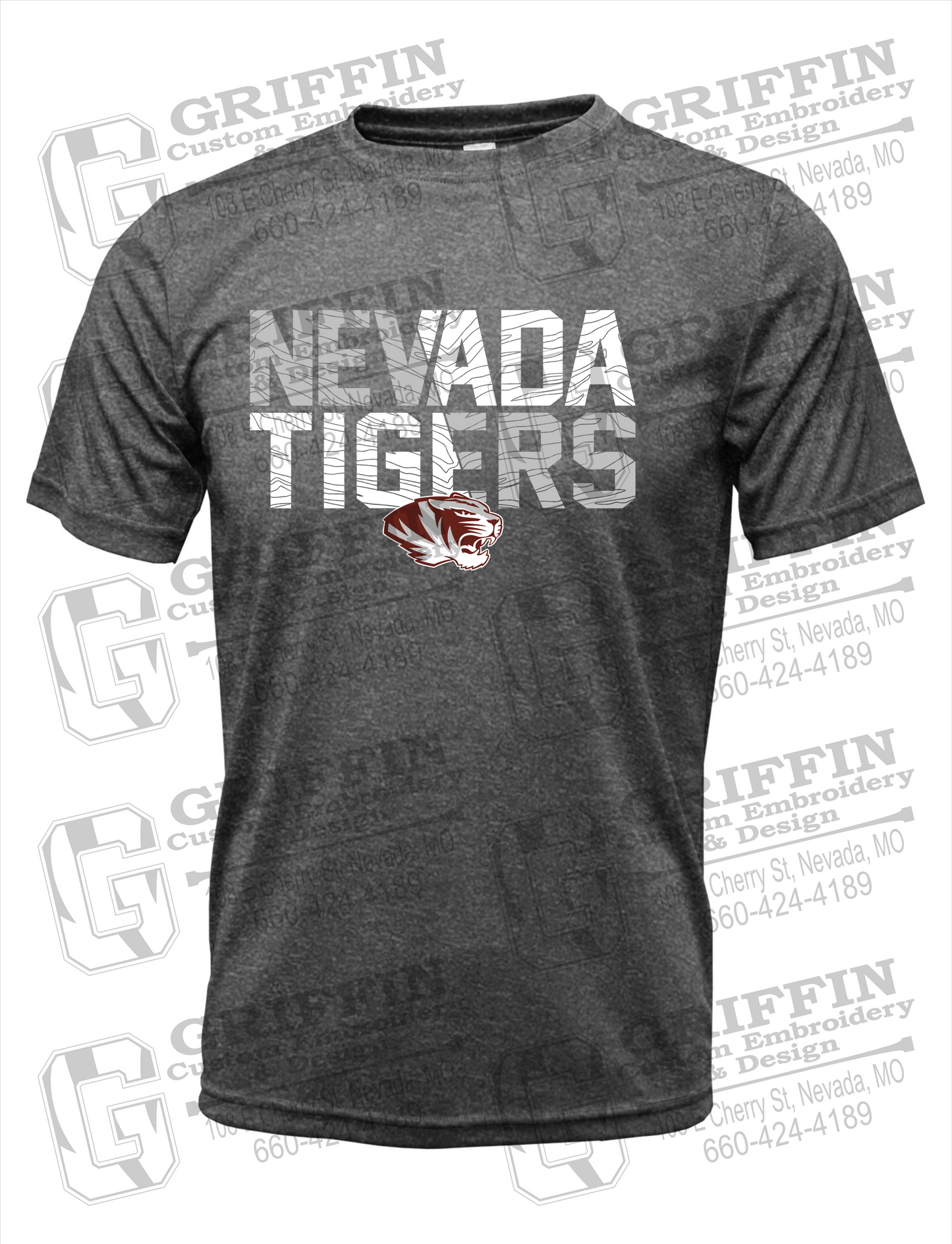 Dry-Fit Short Sleeve T-Shirt - Nevada Tigers 23-L