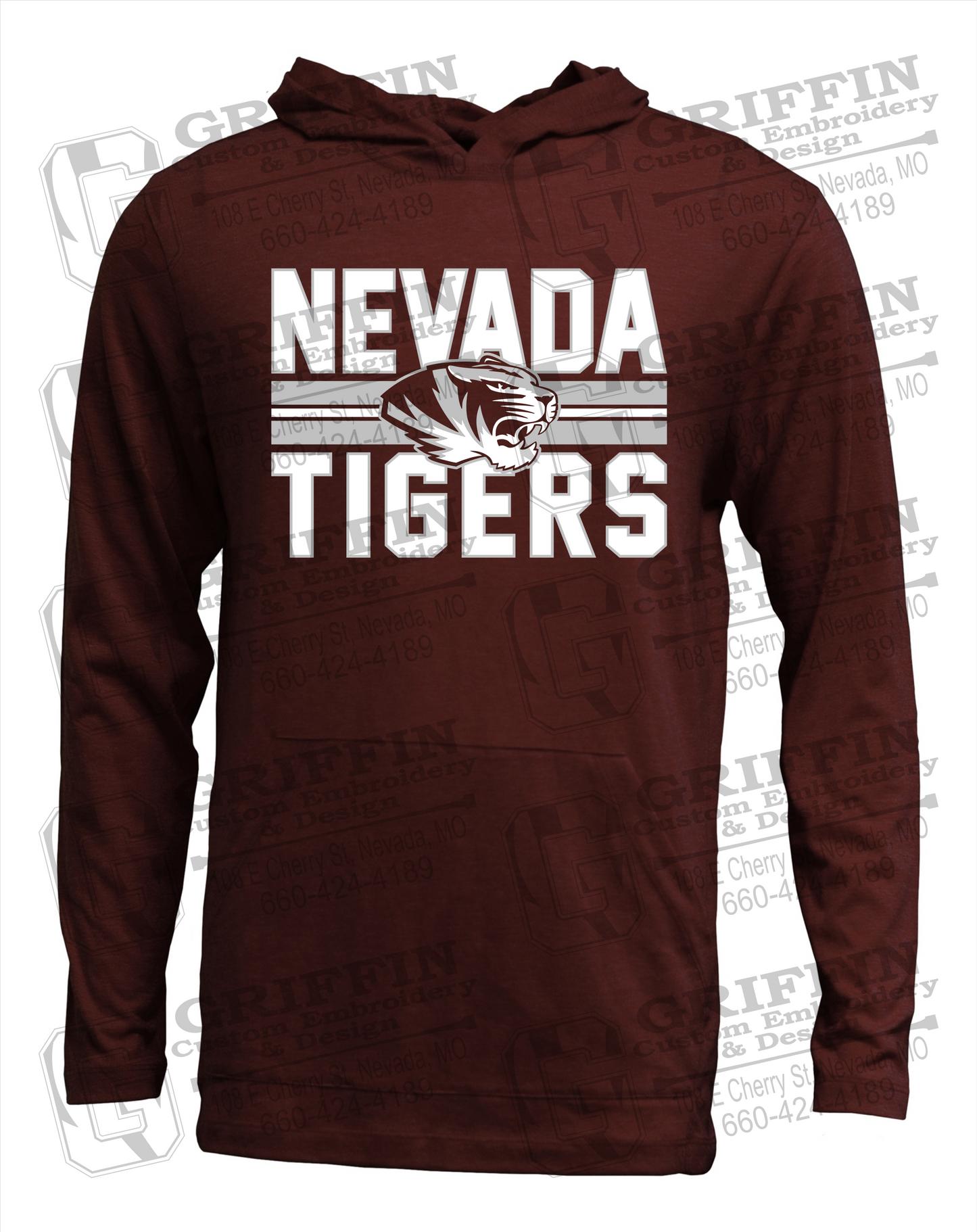 Nevada Tigers 23-M T-Shirt Hoodie
