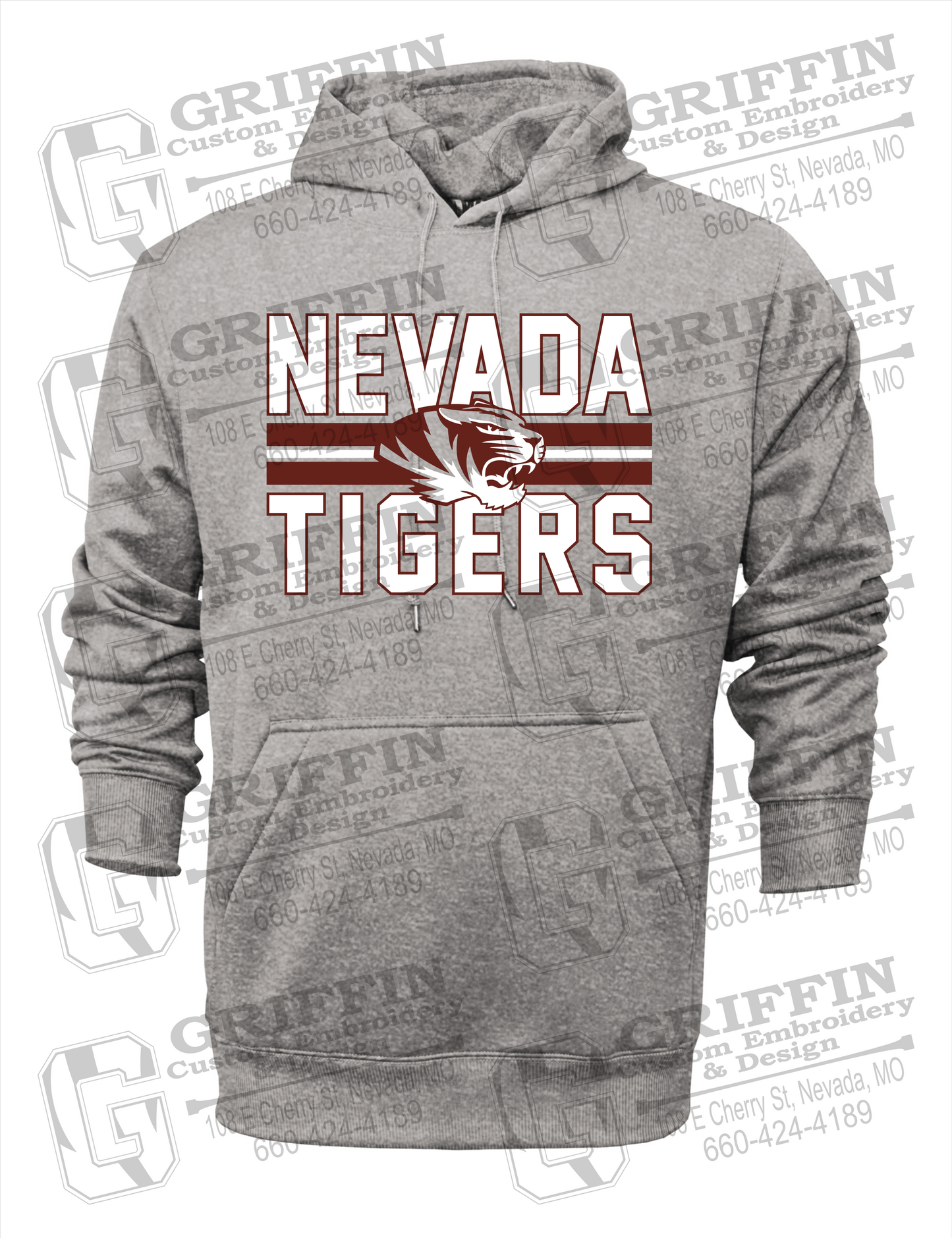 Performance Fleece Hoodie - Nevada Tigers 23-M