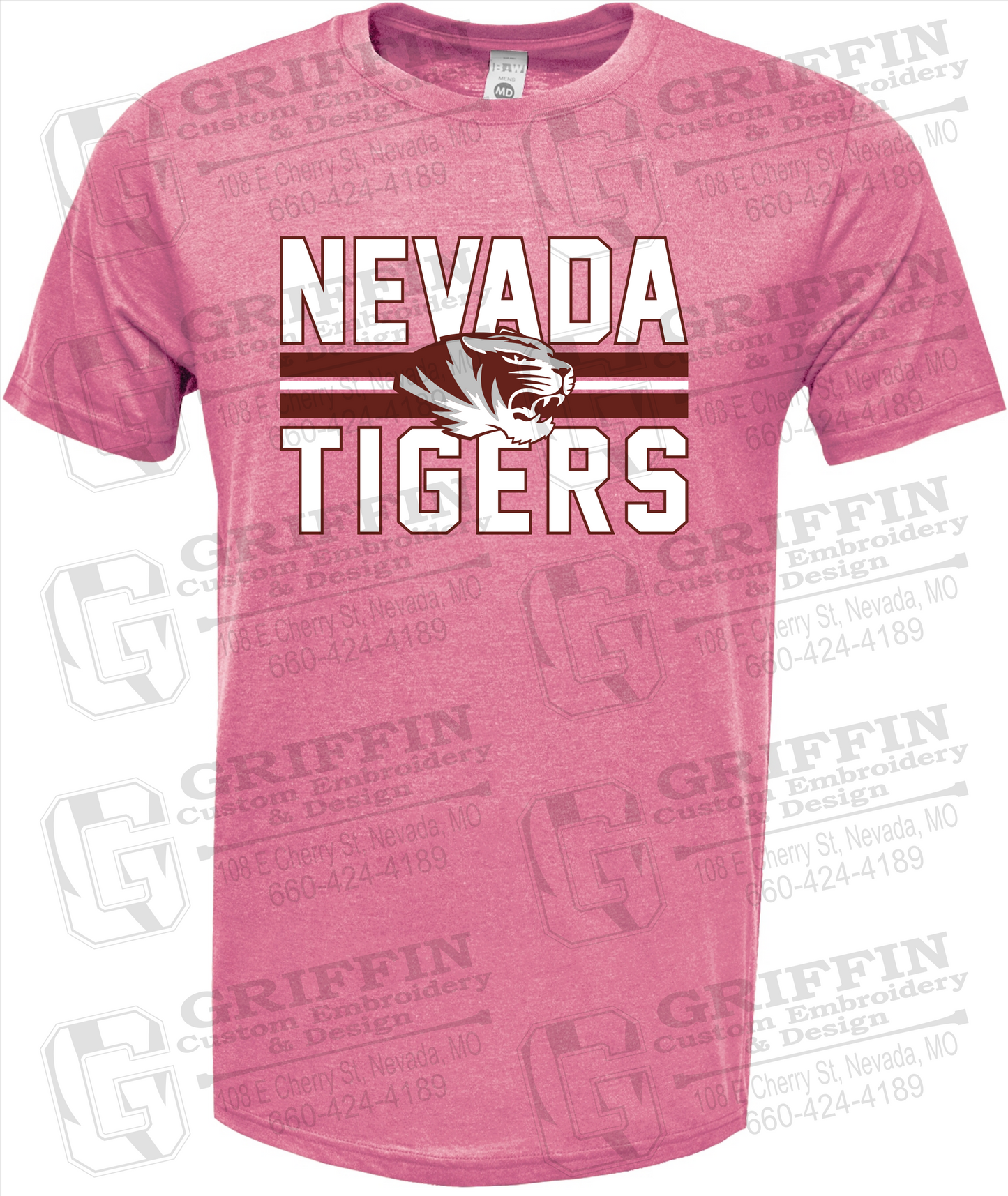 Nevada Tigers 23-M Short Sleeve T-Shirt