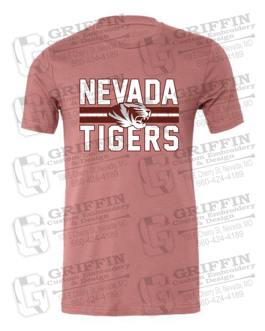 Cotton Short Sleeve T-Shirt - Nevada Tigers 23-M