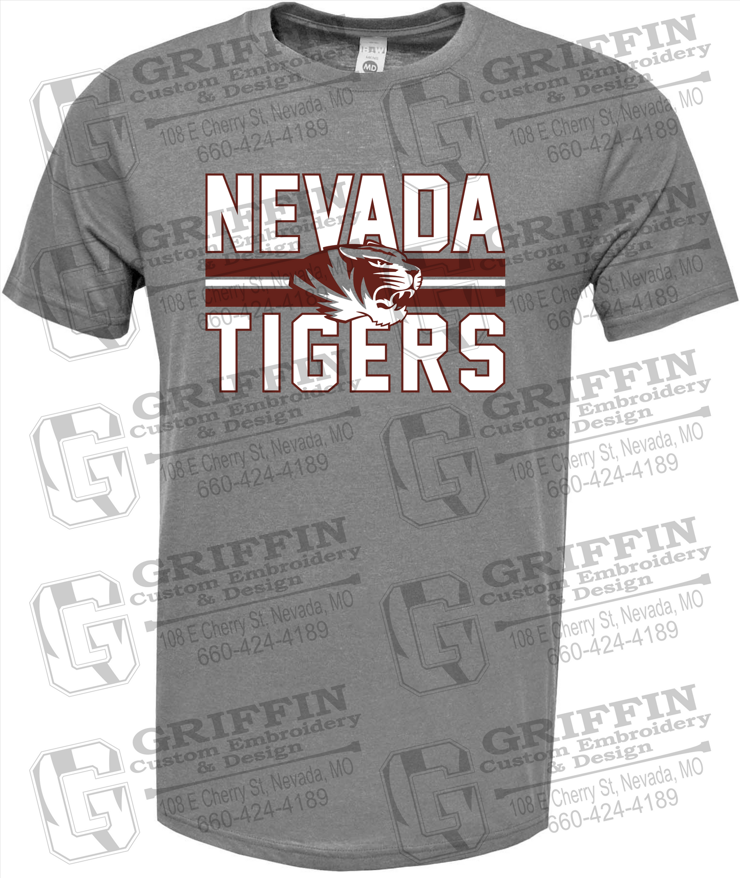 Nevada Tigers 23-M Short Sleeve T-Shirt