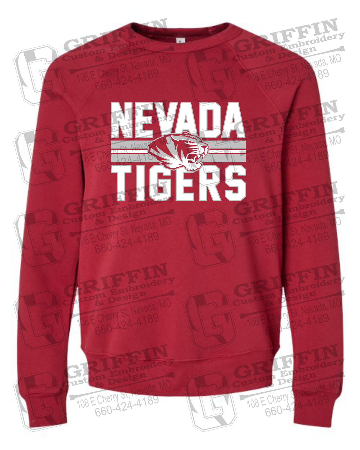 Sponge Fleece Sweatshirt - Nevada Tigers 23-M