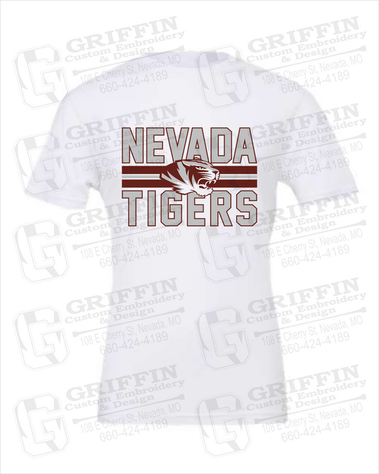 Nevada Tigers 23-M 100% Cotton Short Sleeve T-Shirt