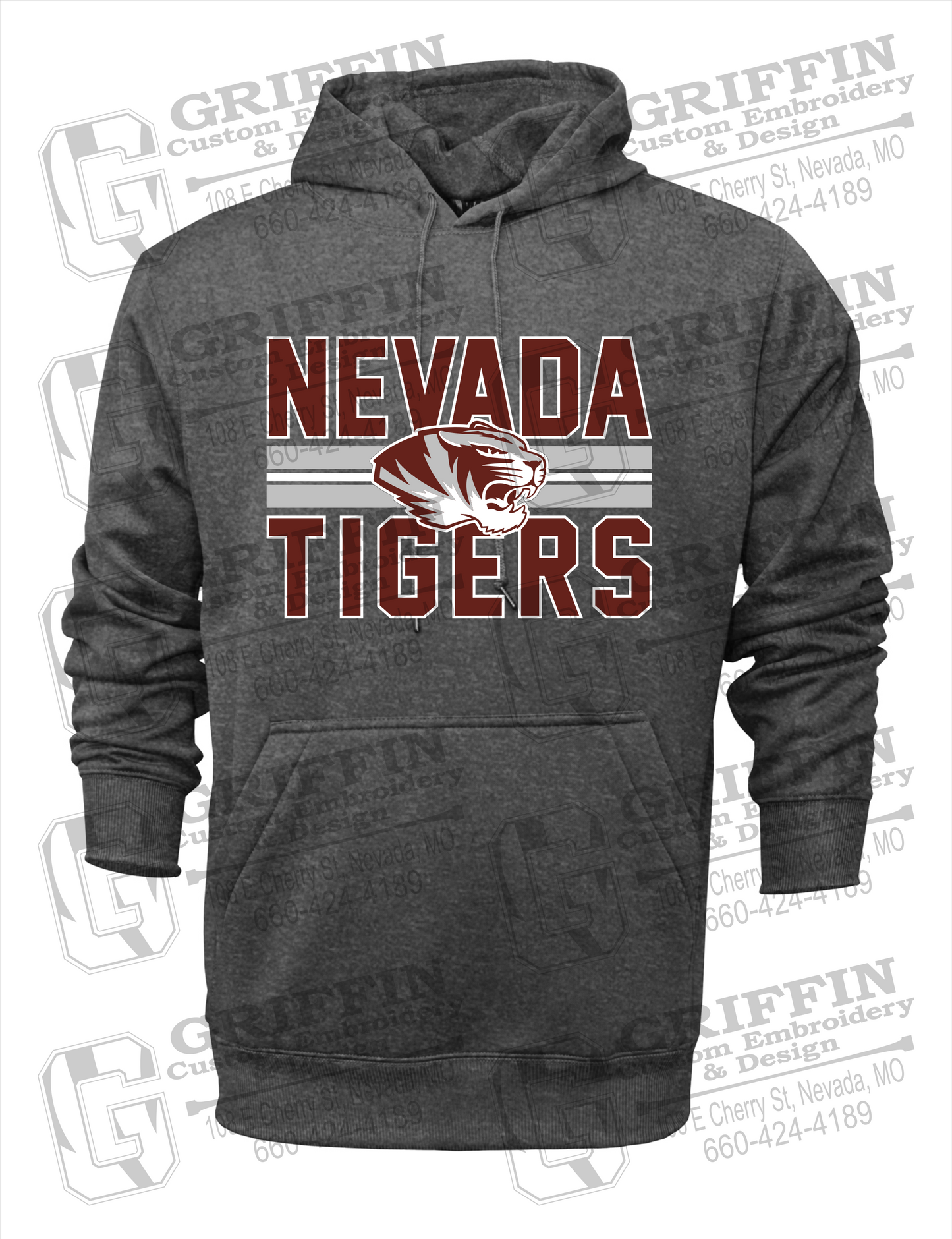 Performance Fleece Hoodie - Nevada Tigers 23-M