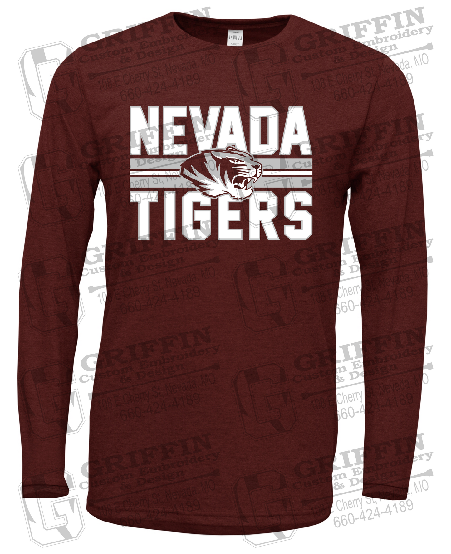 Nevada Tigers 23-M Long Sleeve T-Shirt
