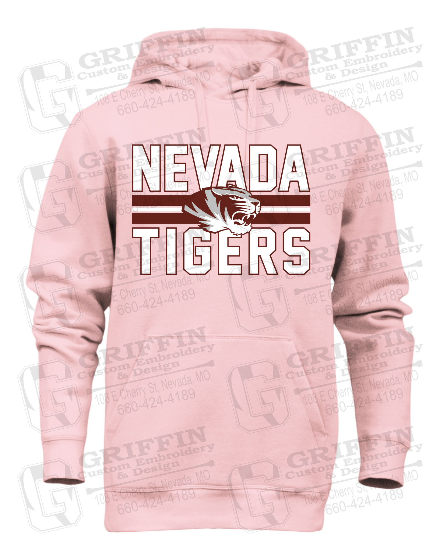 Heavyweight Fleece Hoodie - Nevada Tigers 23-M