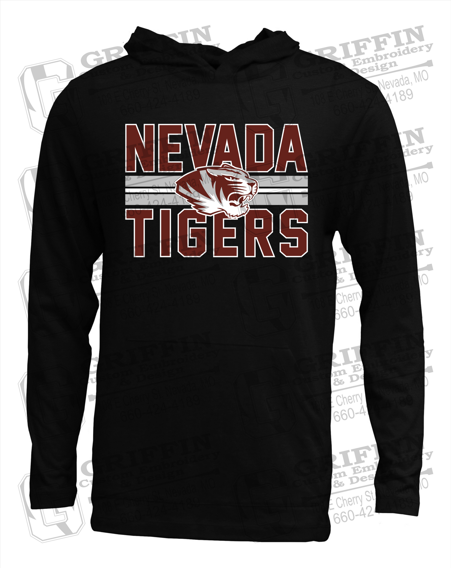 Nevada Tigers 23-M T-Shirt Hoodie