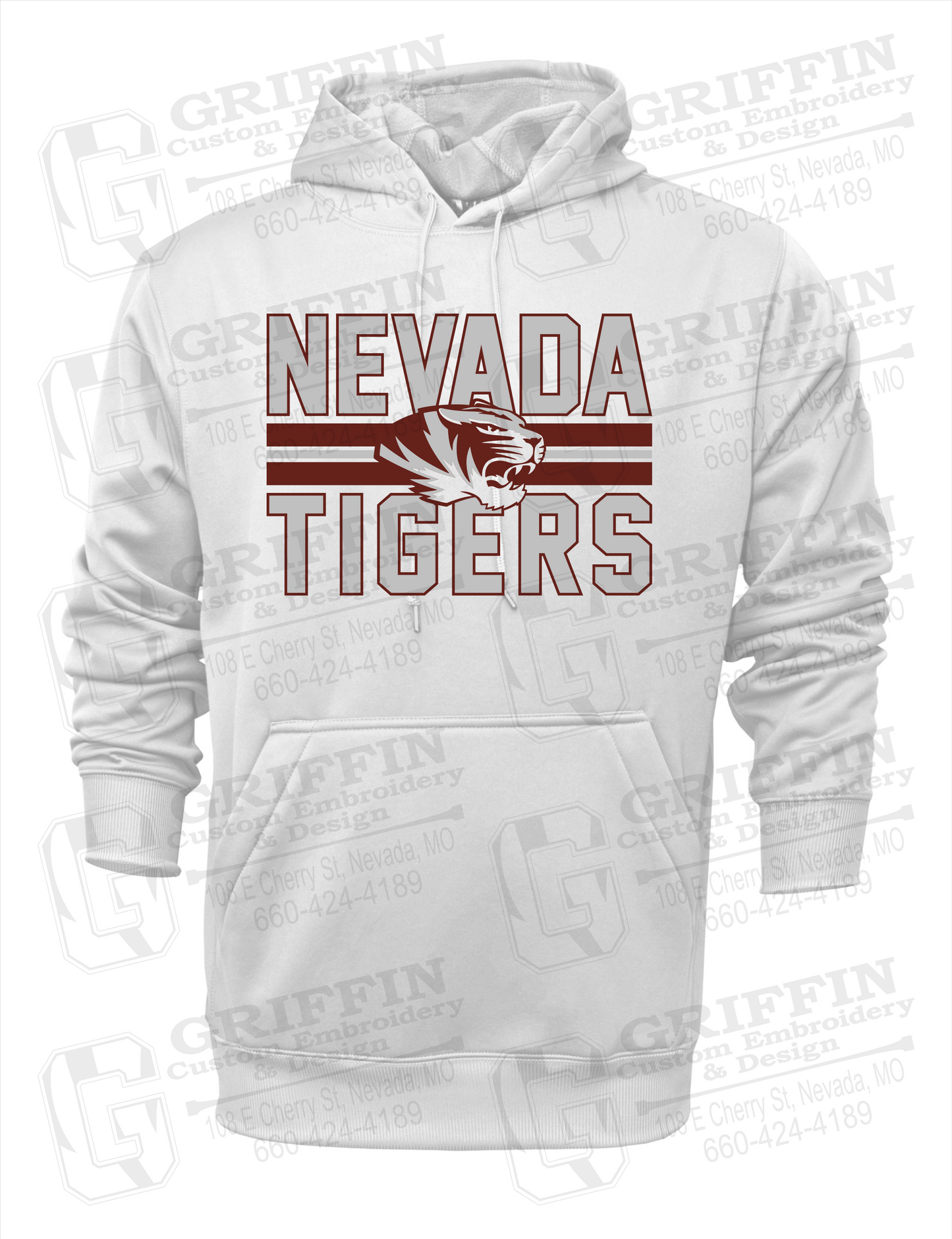 Performance Fleece Hoodie - Nevada Tigers 23-M