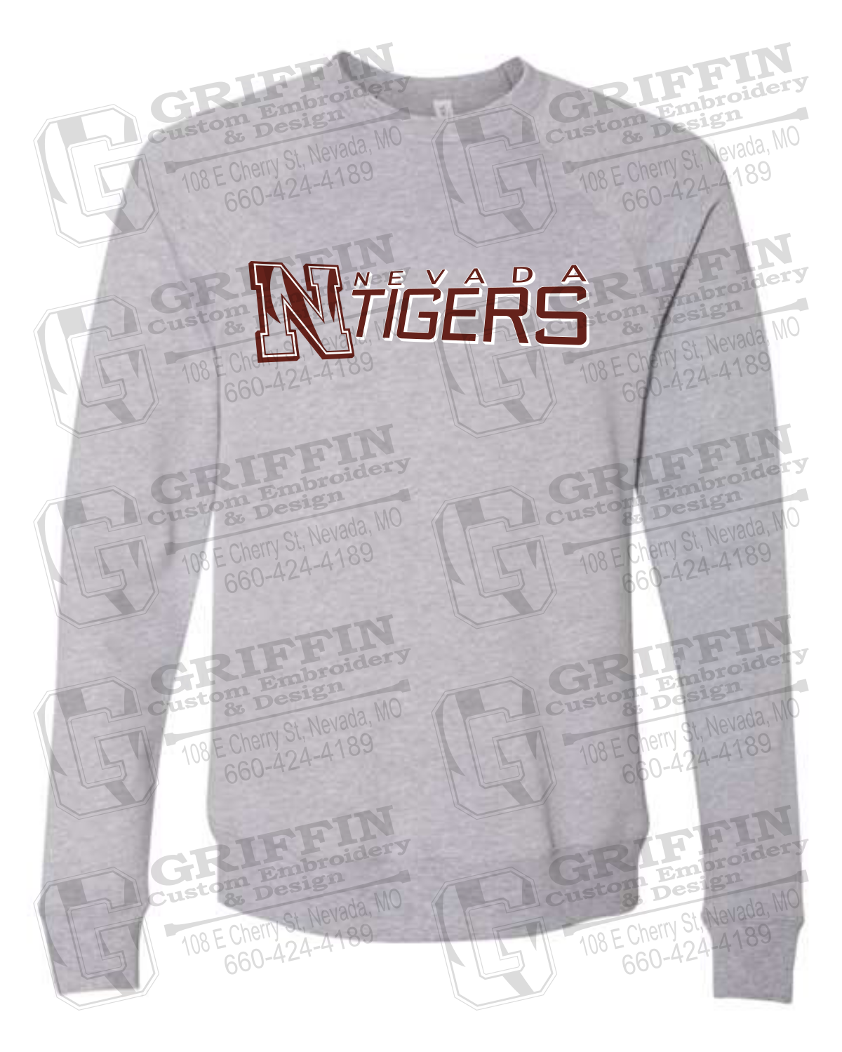 Sponge Fleece Sweatshirt - Nevada Tigers 23-N
