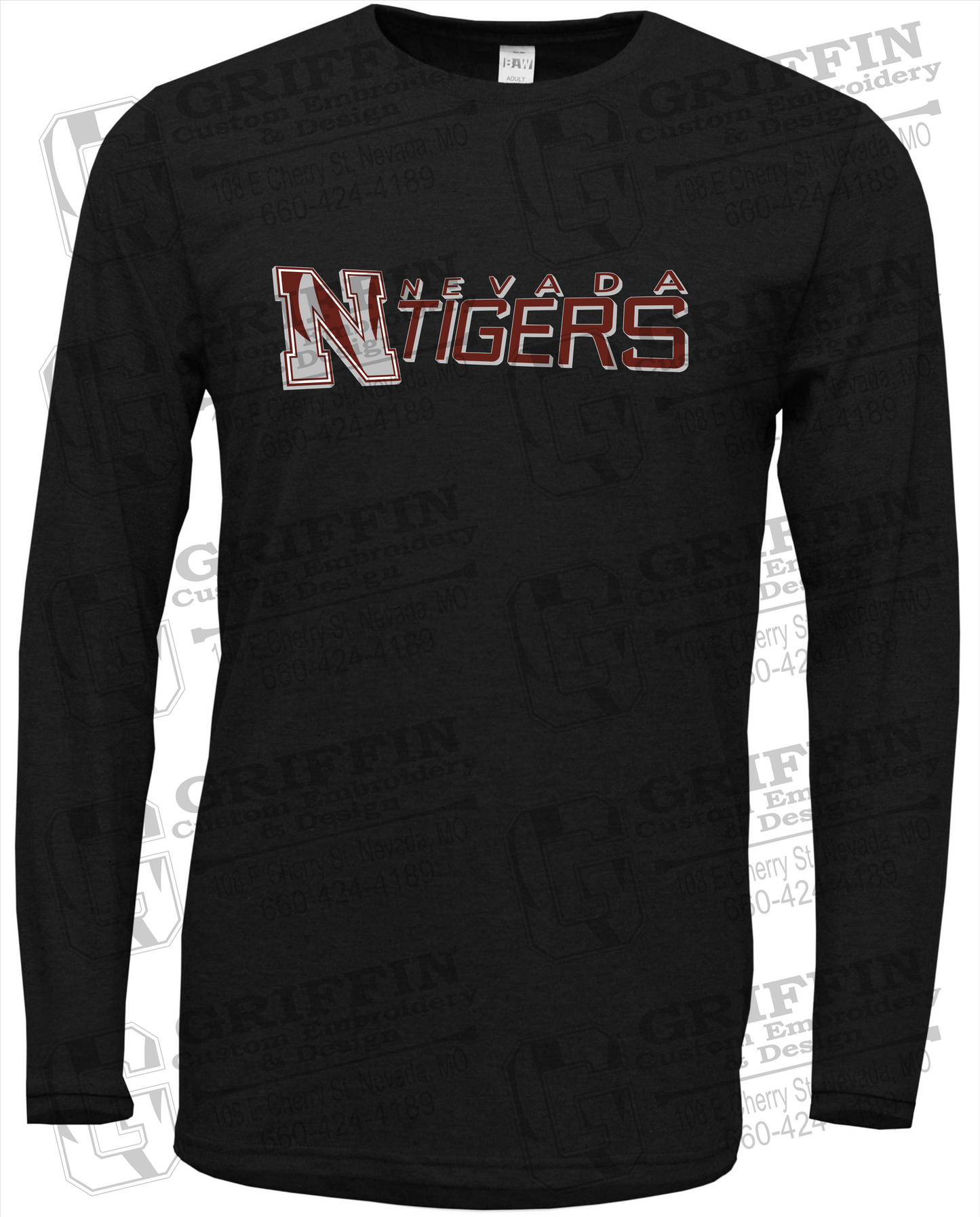 Nevada Tigers 23-N Long Sleeve T-Shirt