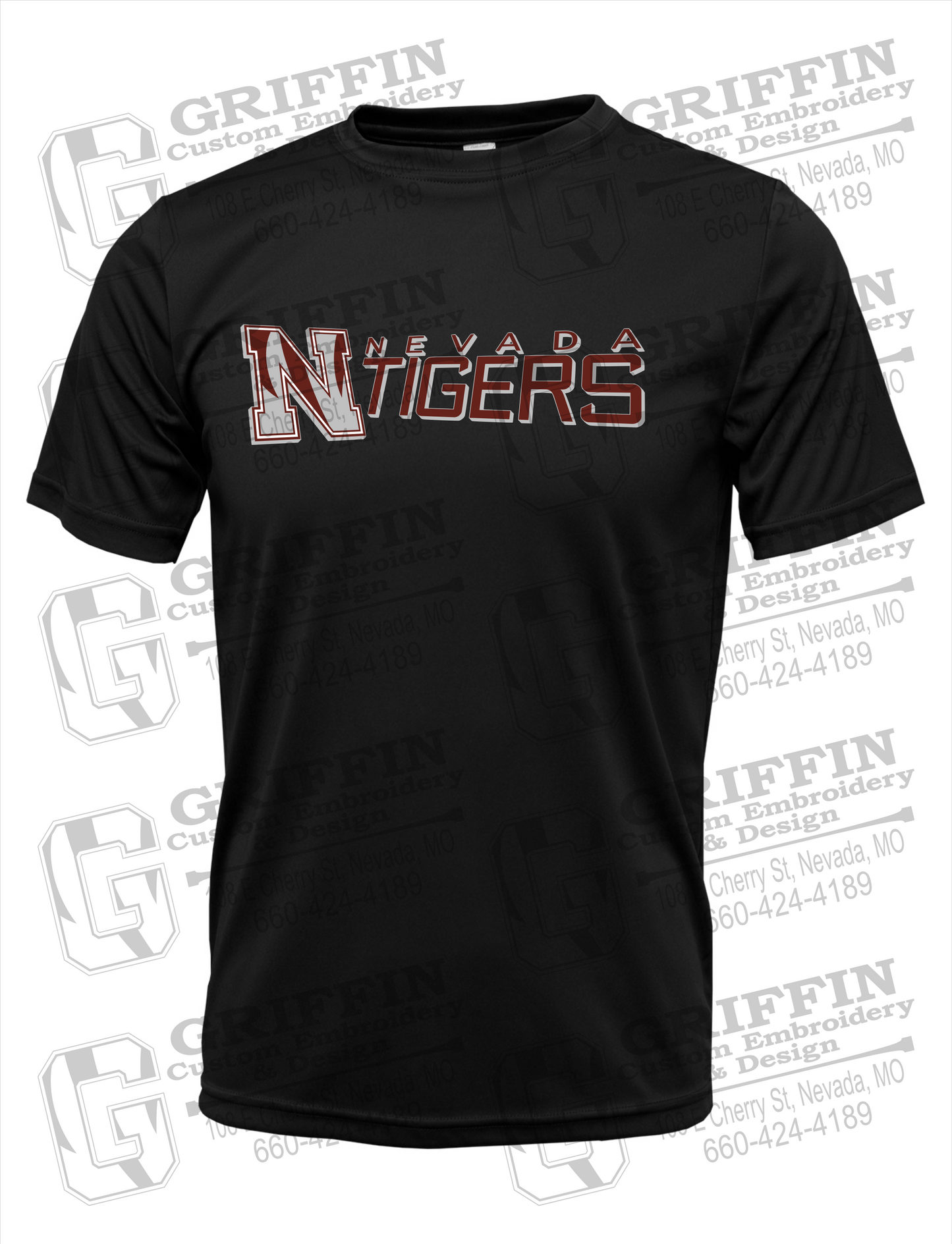 Nevada Tigers 23-N Youth Dry-Fit T-Shirt