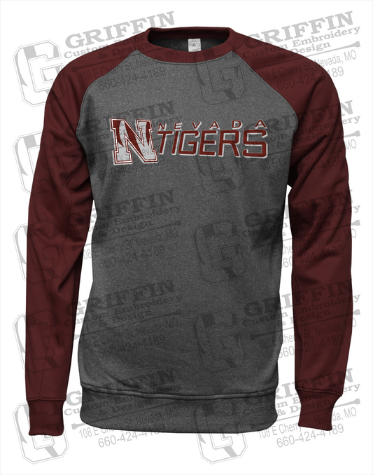 Nevada Tigers 23-N Youth Raglan Sweatshirt