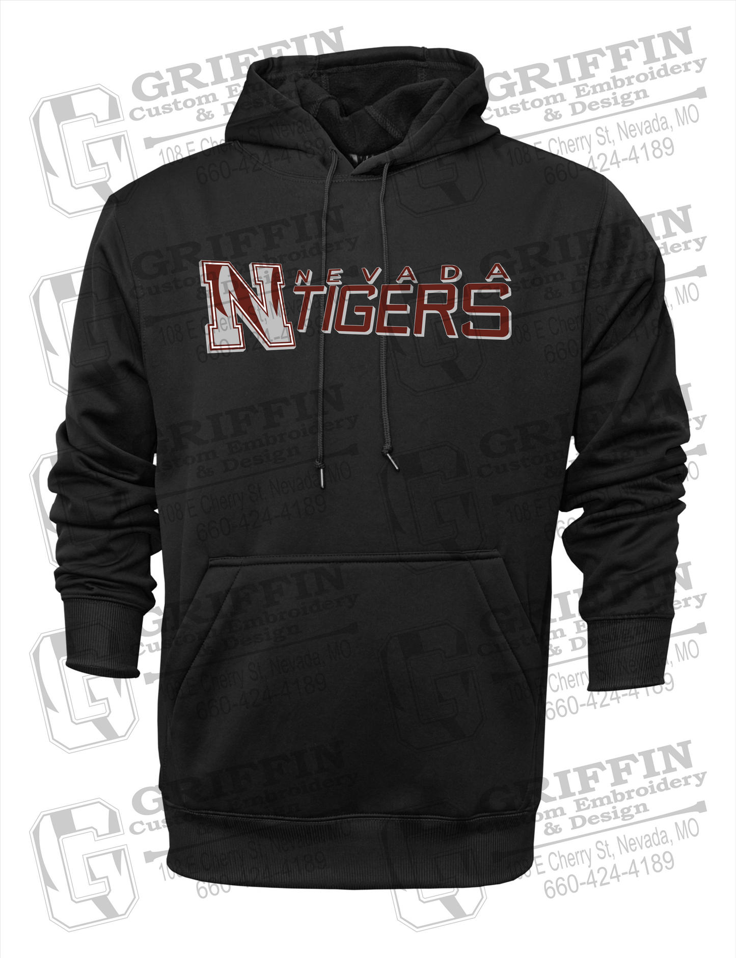 Performance Fleece Hoodie - Nevada Tigers 23-N