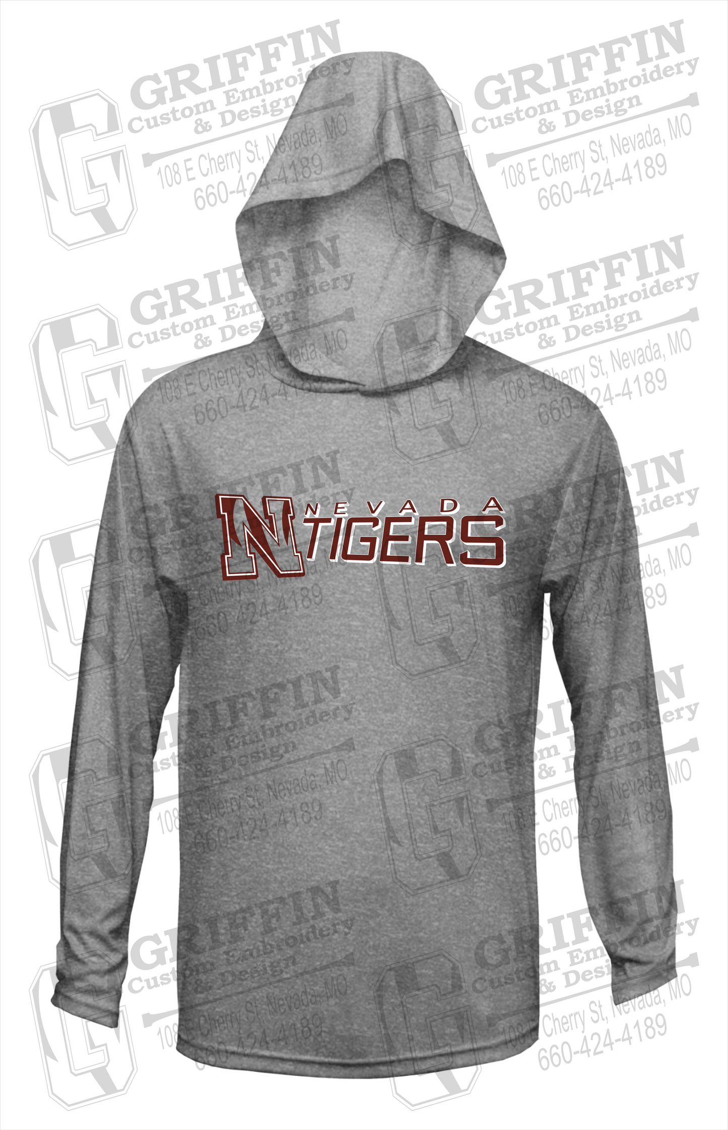 Dry-Fit T-Shirt Hoodie - Nevada Tigers 23-N