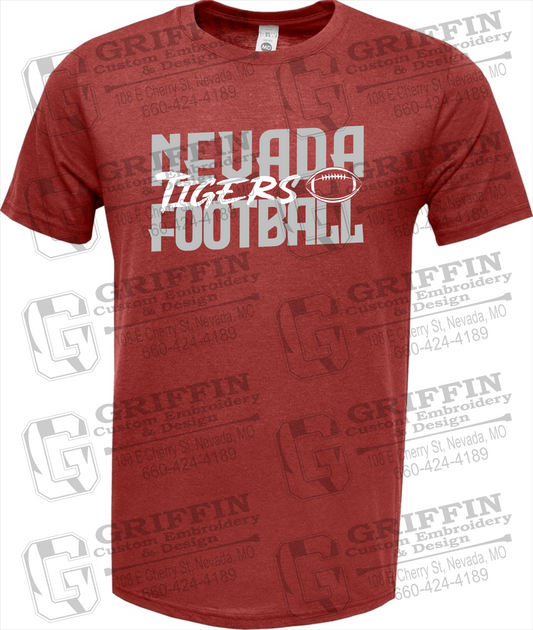 Nevada Tigers 23-P Short Sleeve T-Shirt - Football