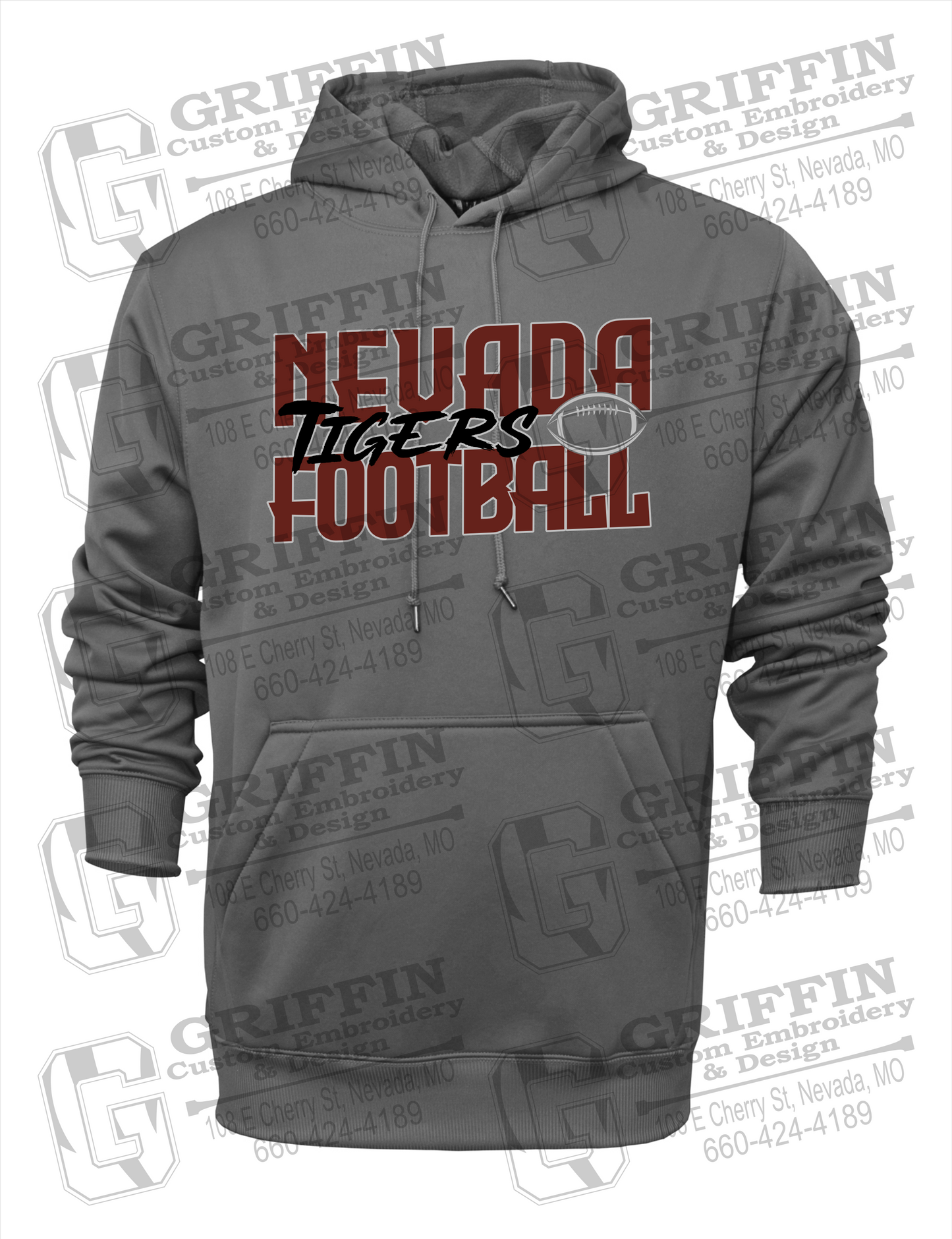 Nevada Tigers 23-P Hoodie - Football