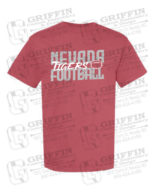 Comfort Colors Short Sleeve T-Shirt - Football - Nevada Tigers 23-P