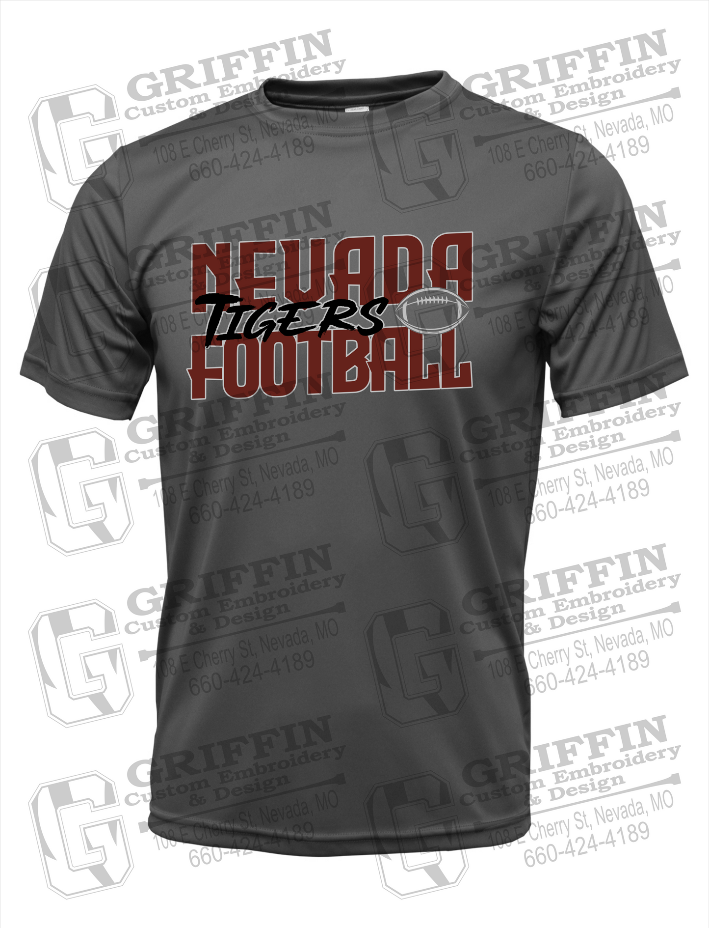 Nevada Tigers 23-P Dry-Fit T-Shirt - Football