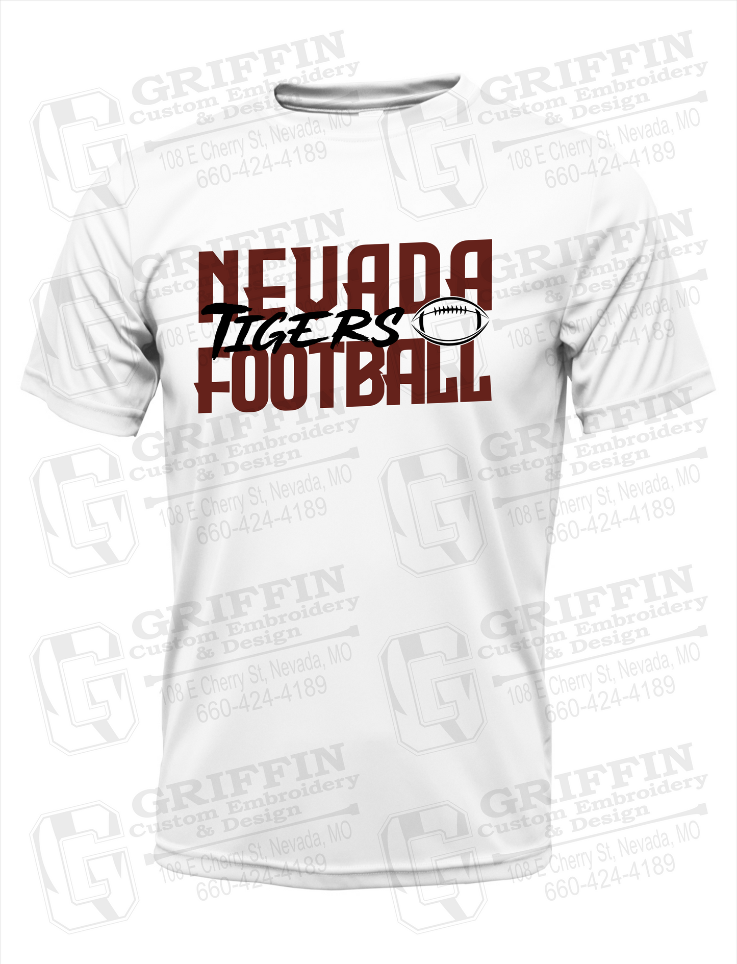 Nevada Tigers 23-P Dry-Fit T-Shirt - Football