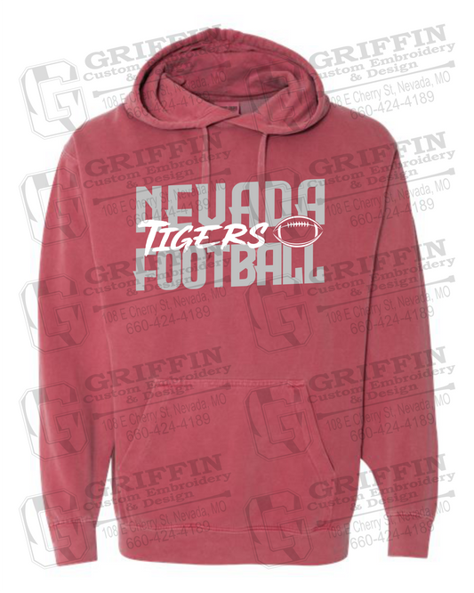 Comfort Colors Hoodie - Football - Nevada Tigers 23-P