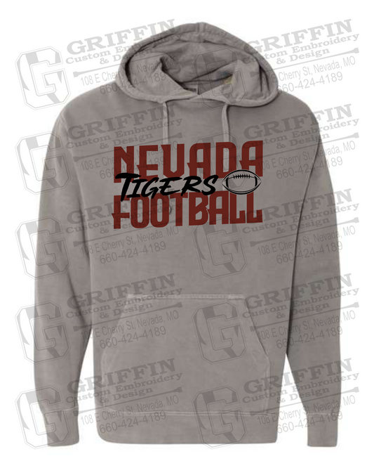 Comfort Colors Hoodie - Football - Nevada Tigers 23-P