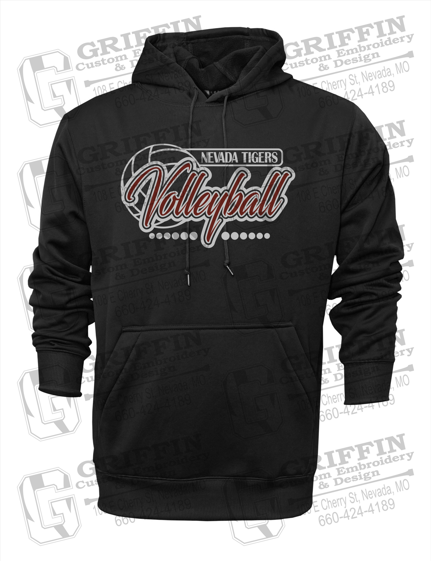 Nevada Tigers 23-Q Hoodie - Volleyball