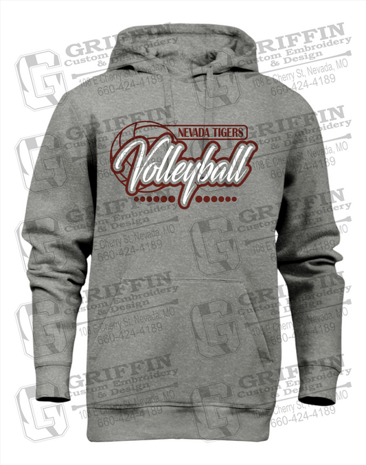 Heavyweight Fleece Hoodie - Volleyball - Nevada Tigers 23-Q