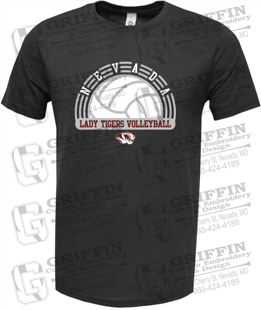 Soft-Tek Short Sleeve T-Shirt - Volleyball - Nevada Tigers 23-R