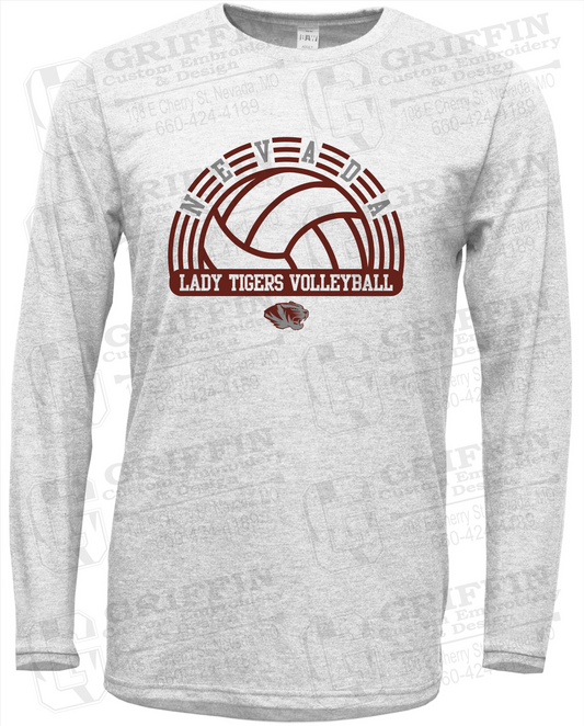 Soft-Tek Long Sleeve T-Shirt - Volleyball - Nevada Tigers 23-R