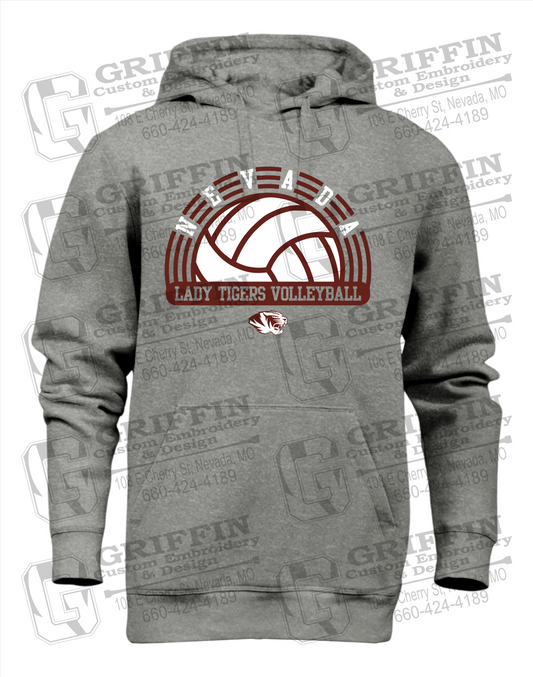 Nevada Tigers 23-R Youth Heavyweight Hoodie - Volleyball