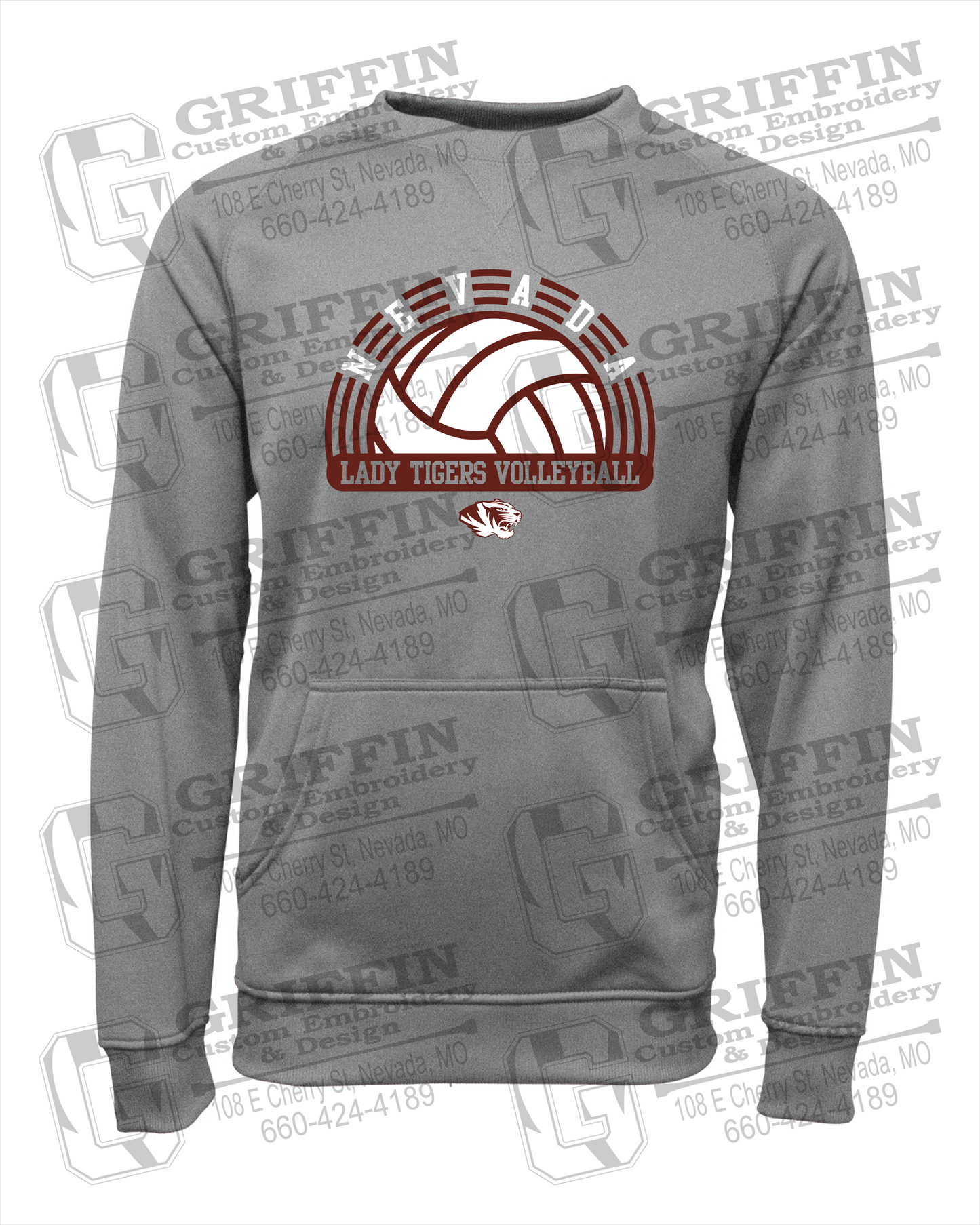 Nevada Tigers 23-R Sweatshirt - Volleyball