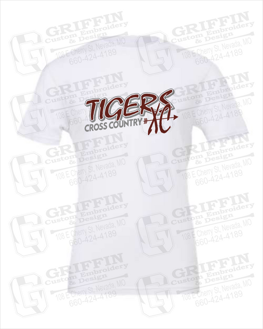 Nevada Tigers 23-S 100% Cotton Short Sleeve T-Shirt - Cross Country