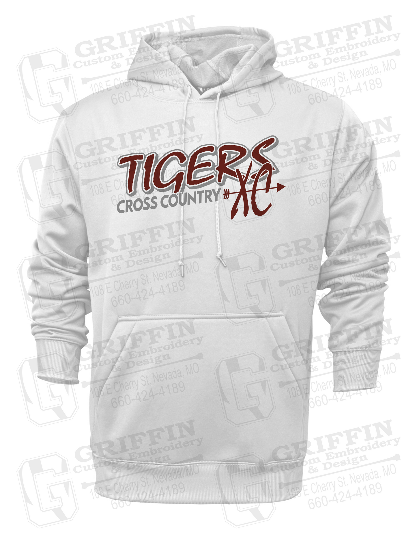 Nevada Tigers 23-S Youth Hoodie - Cross Country