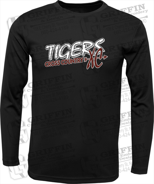 Toddler Dry-Fit Long Sleeve T-Shirt - Cross Country - Nevada Tigers 23-S