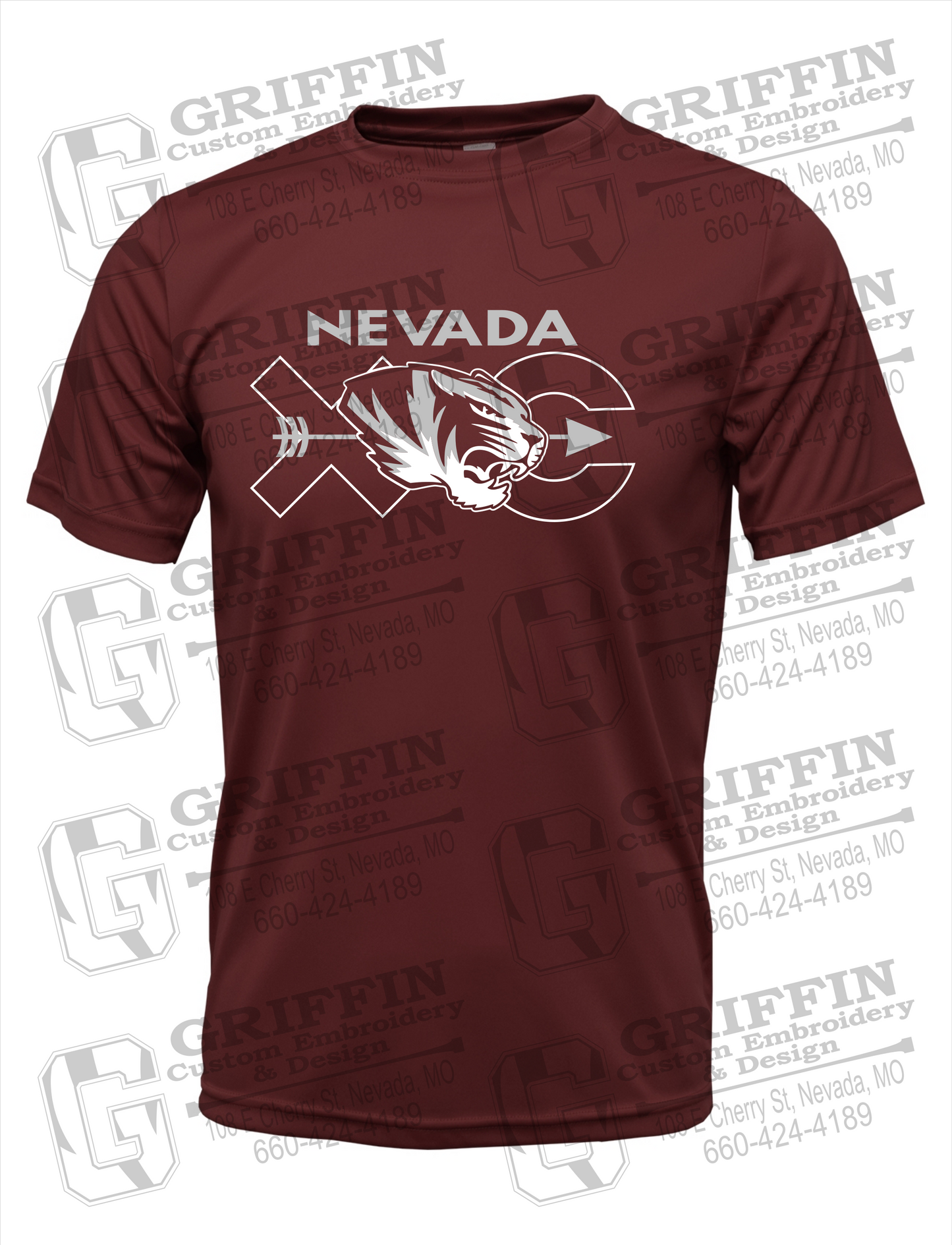 Nevada Tigers 23-T Dry-Fit T-Shirt - Cross Country