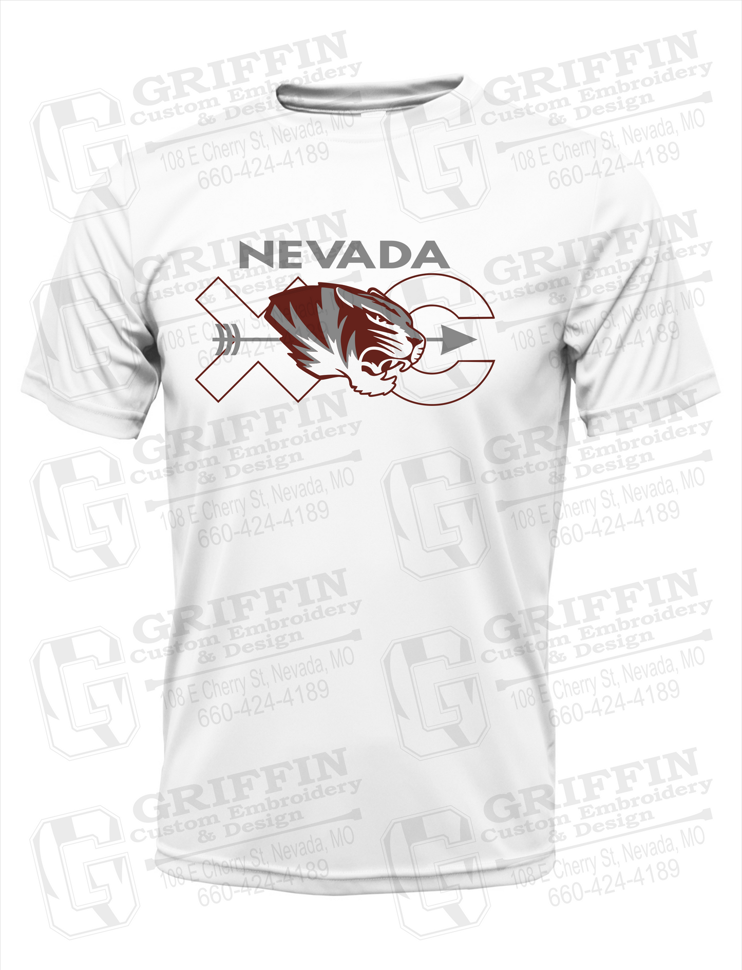 Nevada Tigers 23-T Dry-Fit T-Shirt - Cross Country