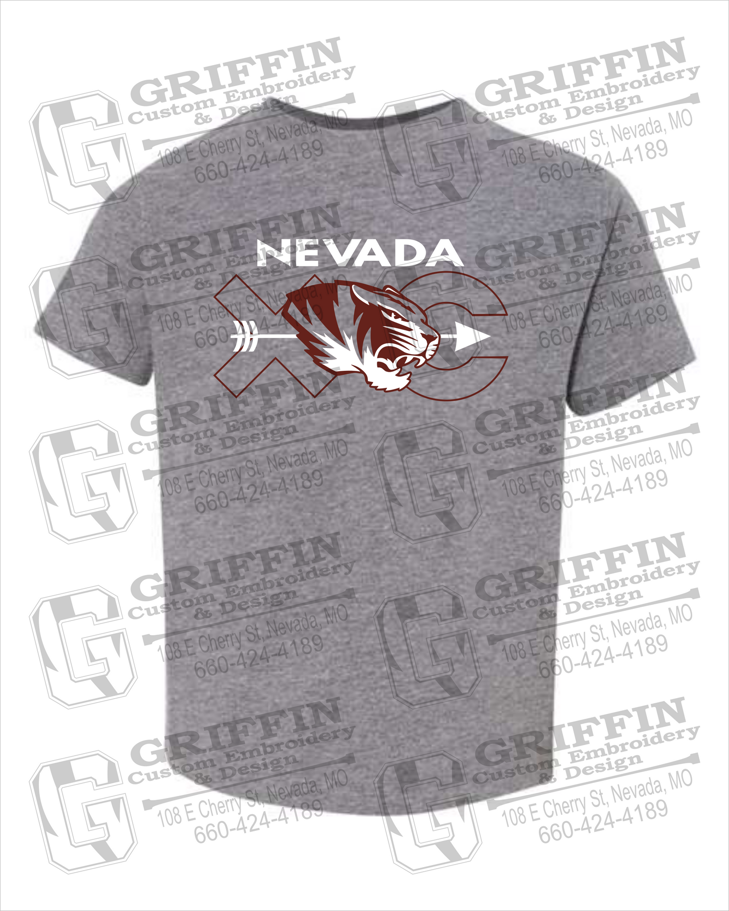 Nevada Tigers 23-T Toddler/Infant T-Shirt - Cross Country