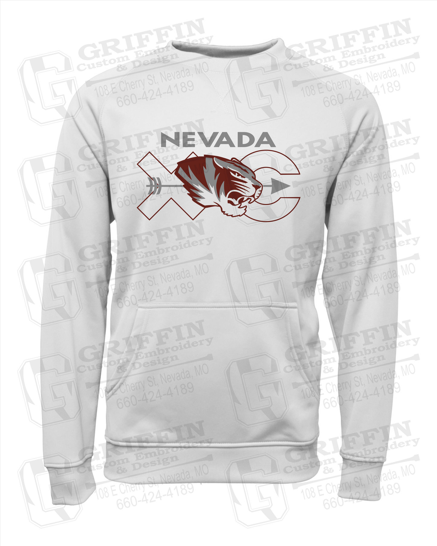 Nevada Tigers 23-T Youth Sweatshirt - Cross Country