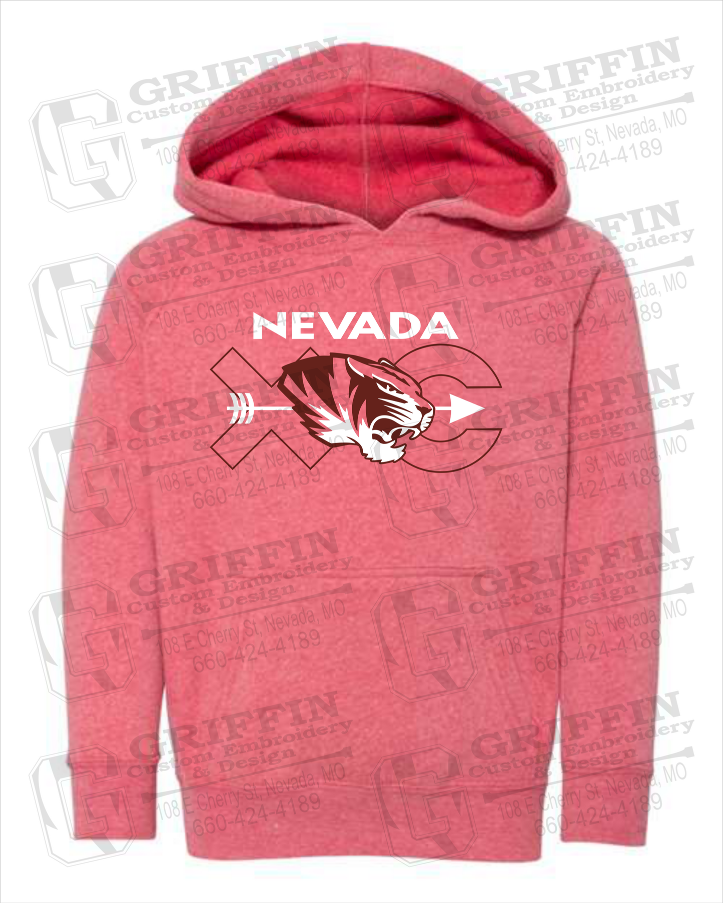Nevada Tigers 23-T Toddler Hoodie - Cross Country