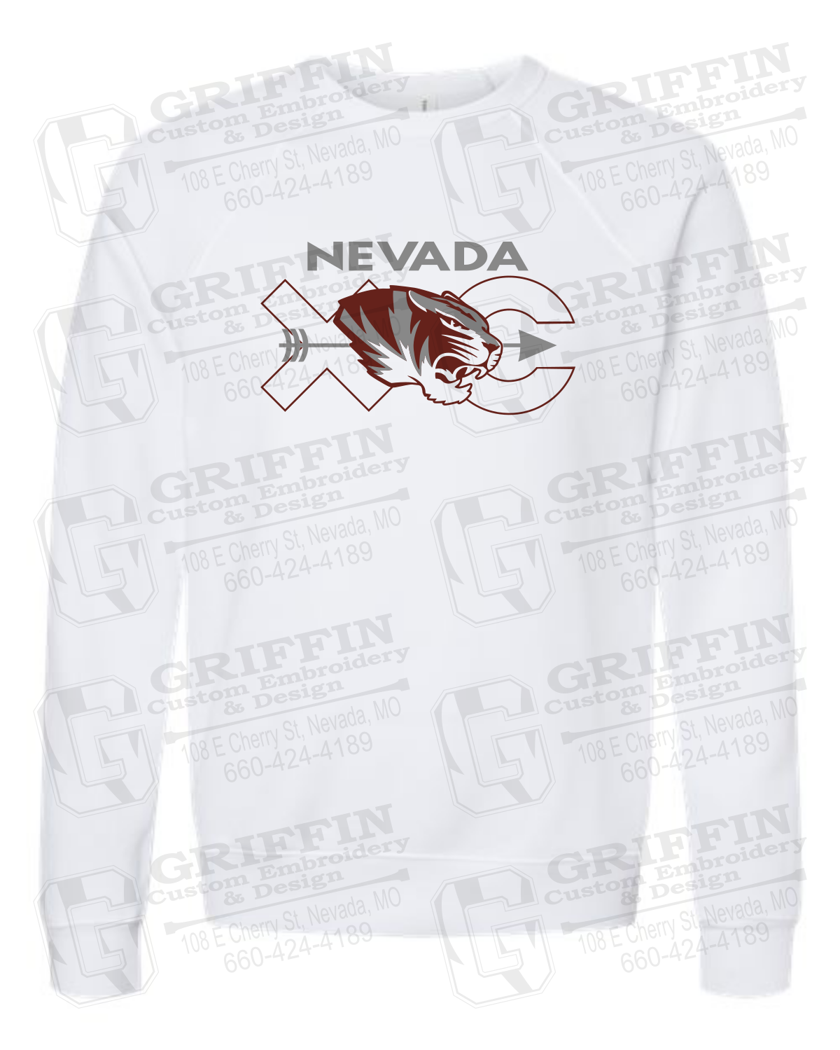 Sponge Fleece Sweatshirt - Cross Country - Nevada Tigers 23-T