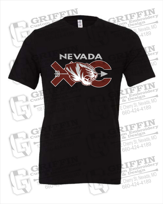 Nevada Tigers 23-T 100% Cotton Short Sleeve T-Shirt - Cross Country