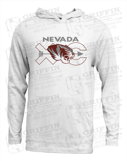 Soft-Tek T-Shirt Hoodie - Cross Country - Nevada Tigers 23-T