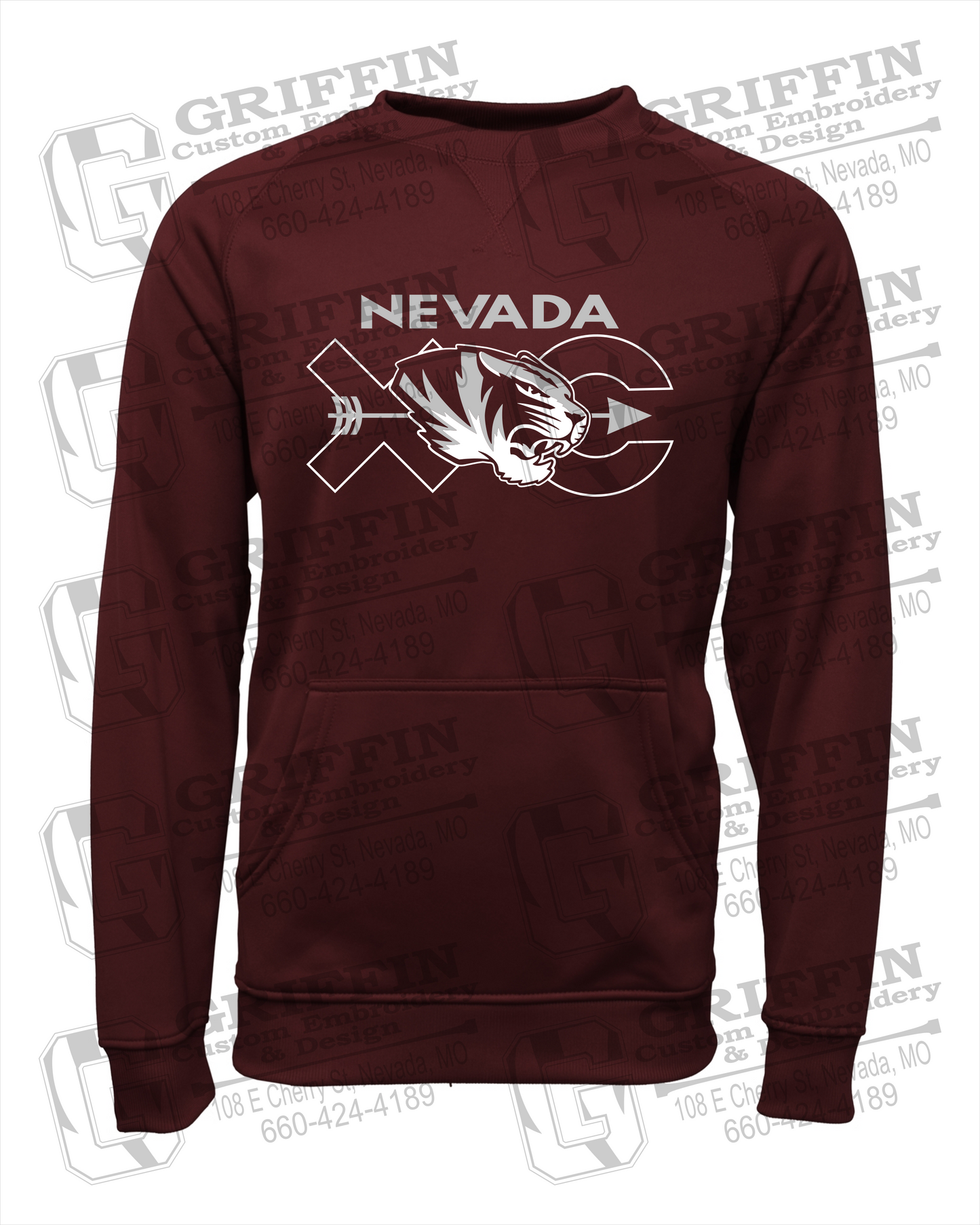 Nevada Tigers 23-T Youth Sweatshirt - Cross Country
