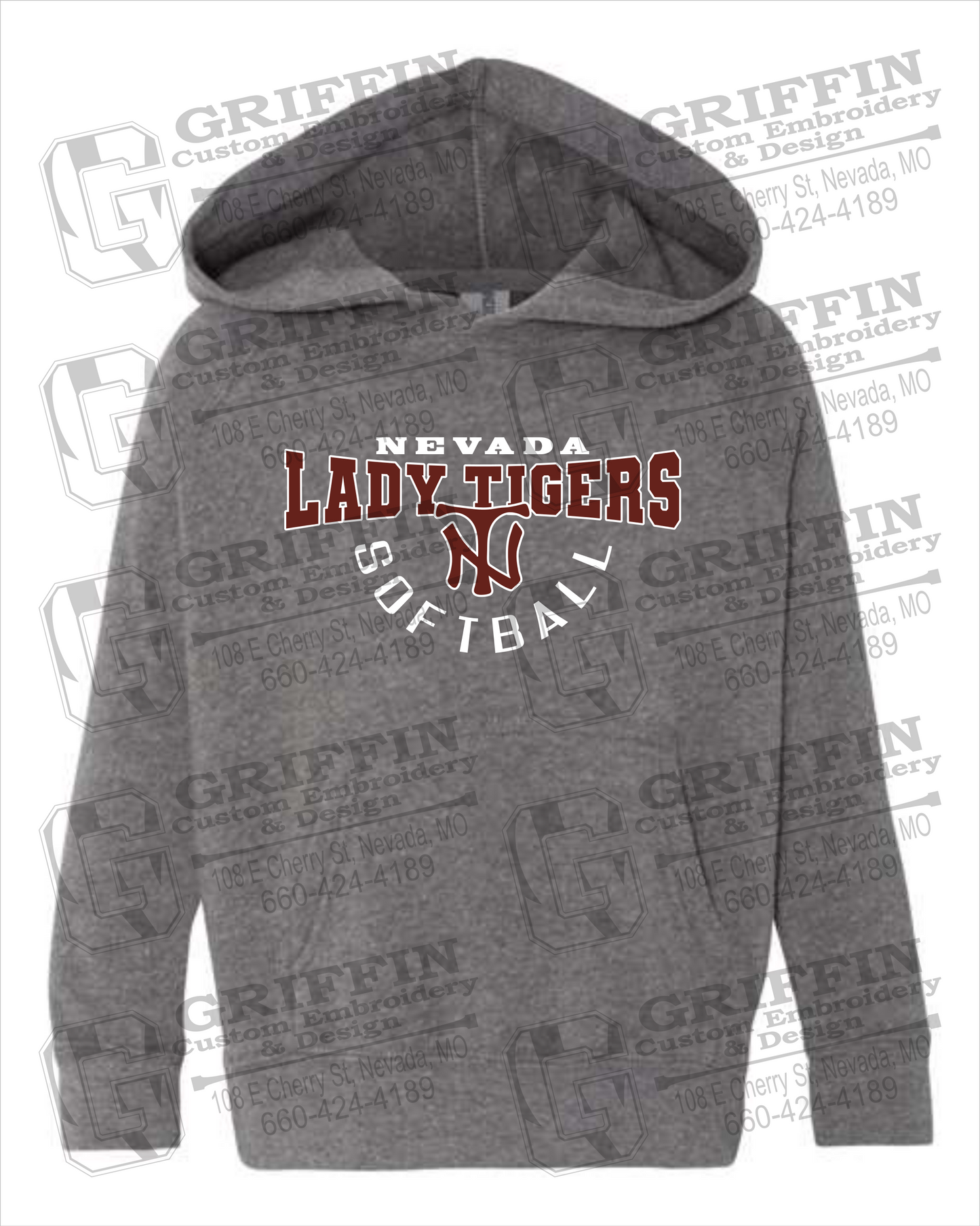 Nevada Tigers 23-U Toddler Hoodie - Softball