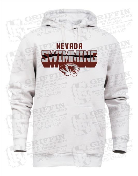 Heavyweight Fleece Hoodie - Swimming - Nevada Tigers 23-V