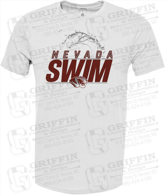 Soft-Tek Short Sleeve T-Shirt - Swimming - Nevada Tigers 23-W