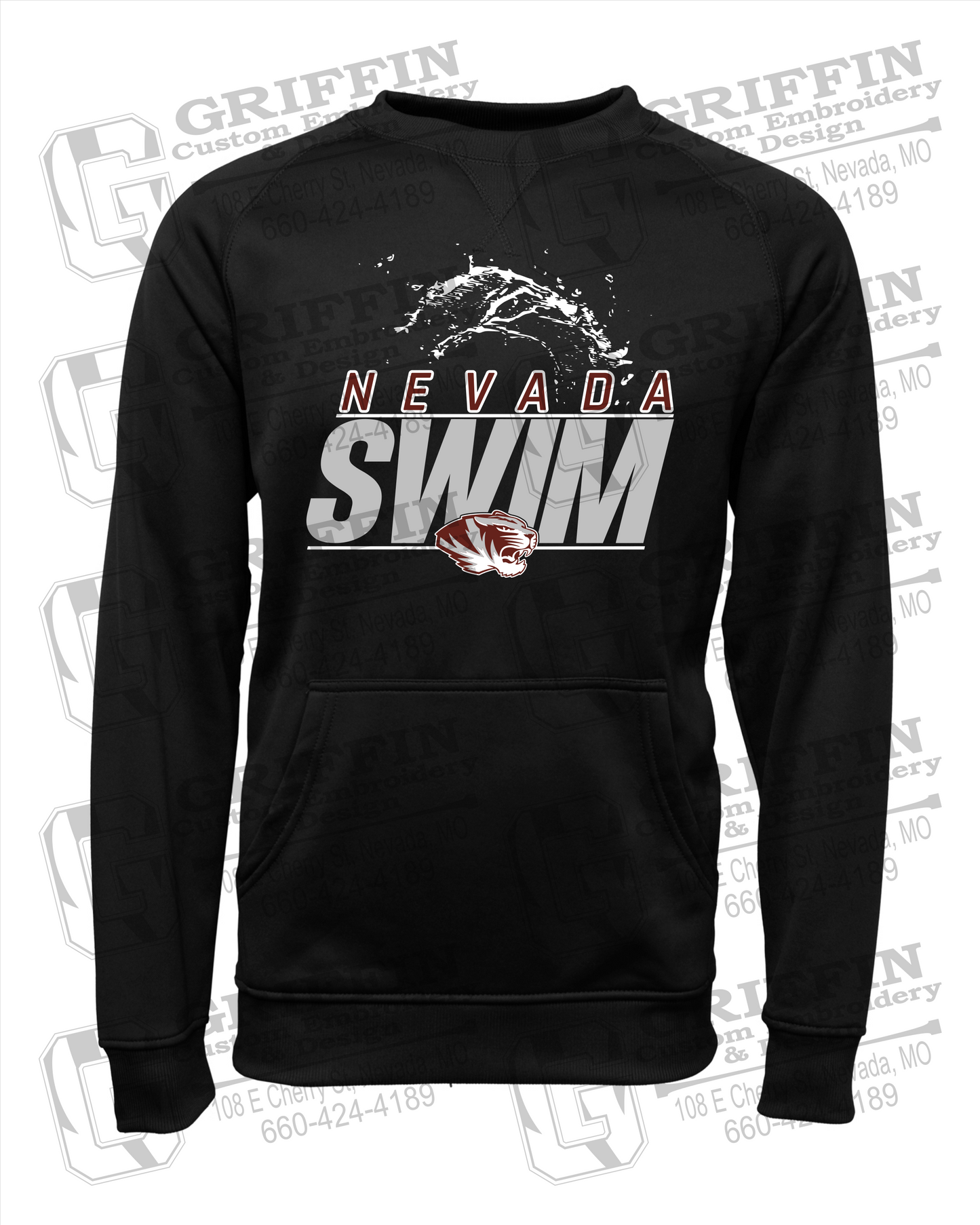 Nevada Tigers 23-W Sweatshirt - Swimming